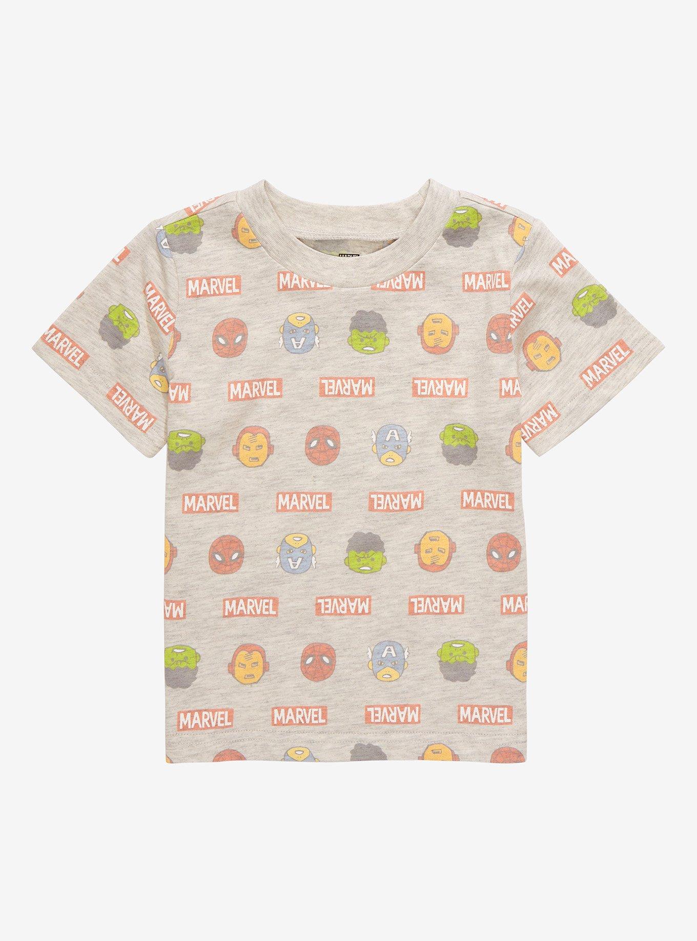 Marvel Chibi Classic Characters Allover Print Toddler T-Shirt - BoxLunch Exclusive