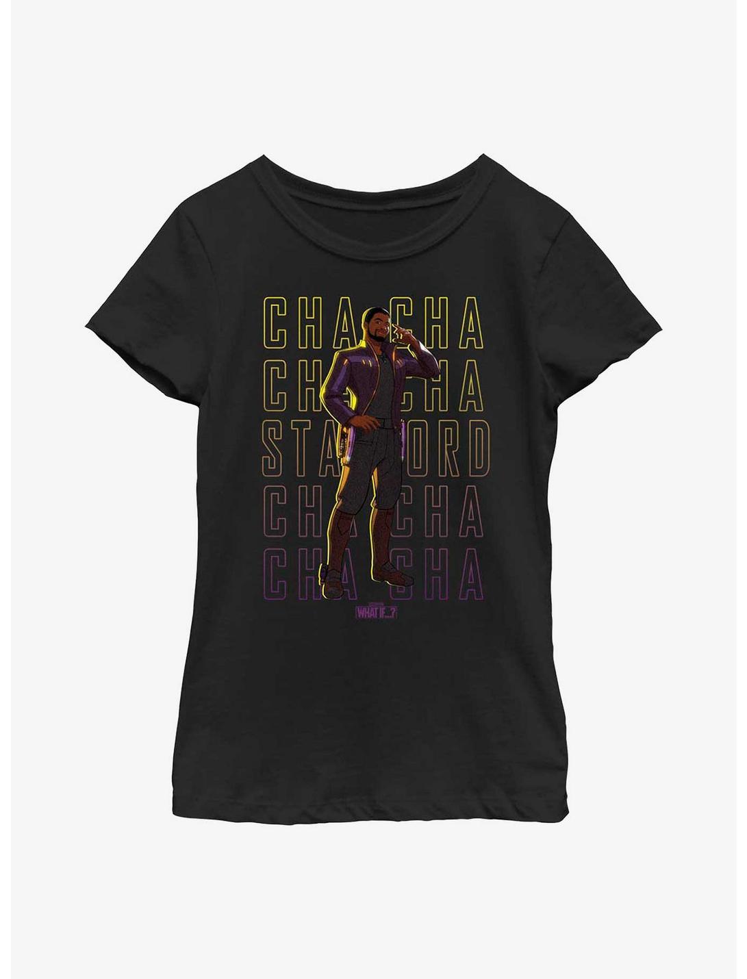 Marvel What If...? T’Challa Star-Lord Youth Girls T-Shirt, BLACK, hi-res