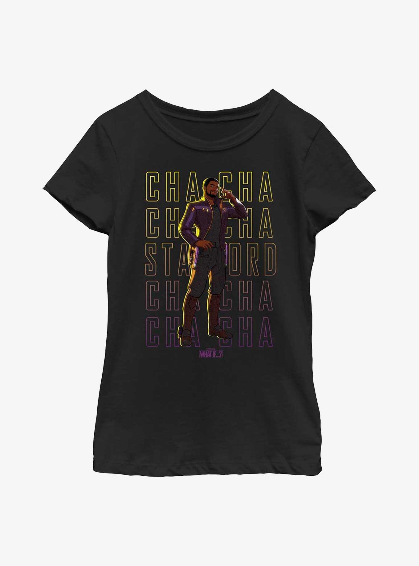 Marvel What If...? T&rsquo;Challa Star-Lord Youth Girls T-Shirt, , hi-res
