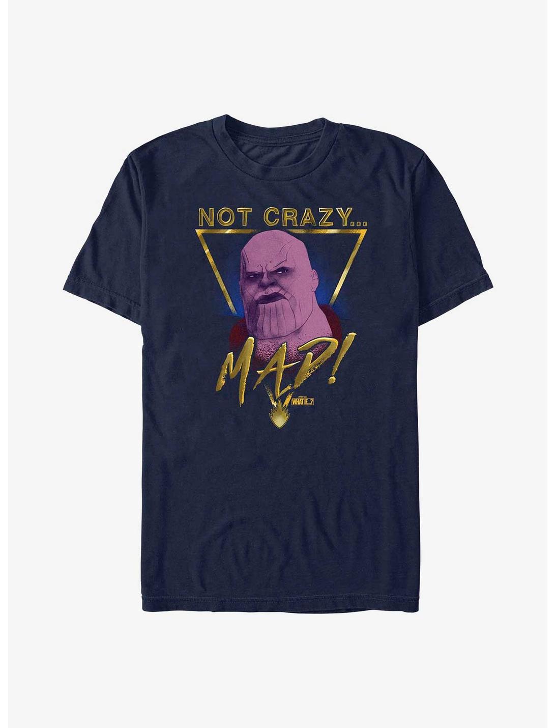 Marvel What If...? Thanos Not Crazy T-Shirt, NAVY, hi-res