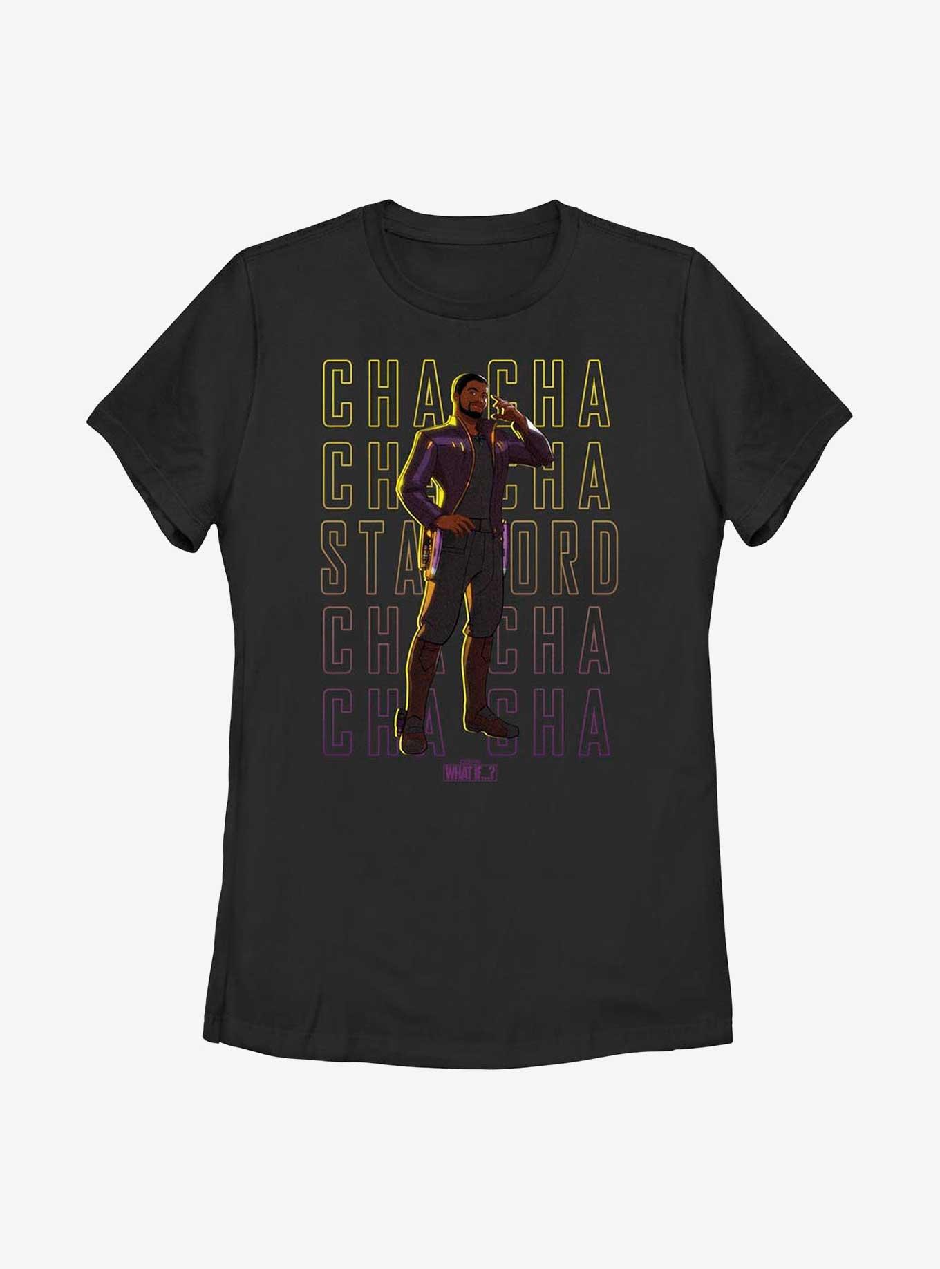 Marvel What If...? T&rsquo;Challa Star-Lord Womens T-Shirt, BLACK, hi-res