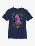 Marvel What If...? Thanos Not Crazy Youth T-Shirt, NAVY, hi-res