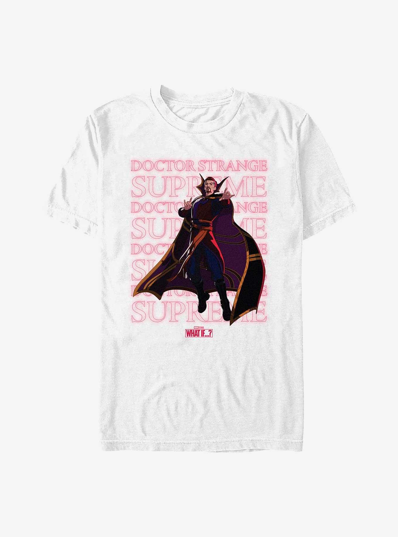 Marvel What If...? Supreme Text Stack Mens T-Shirt, , hi-res