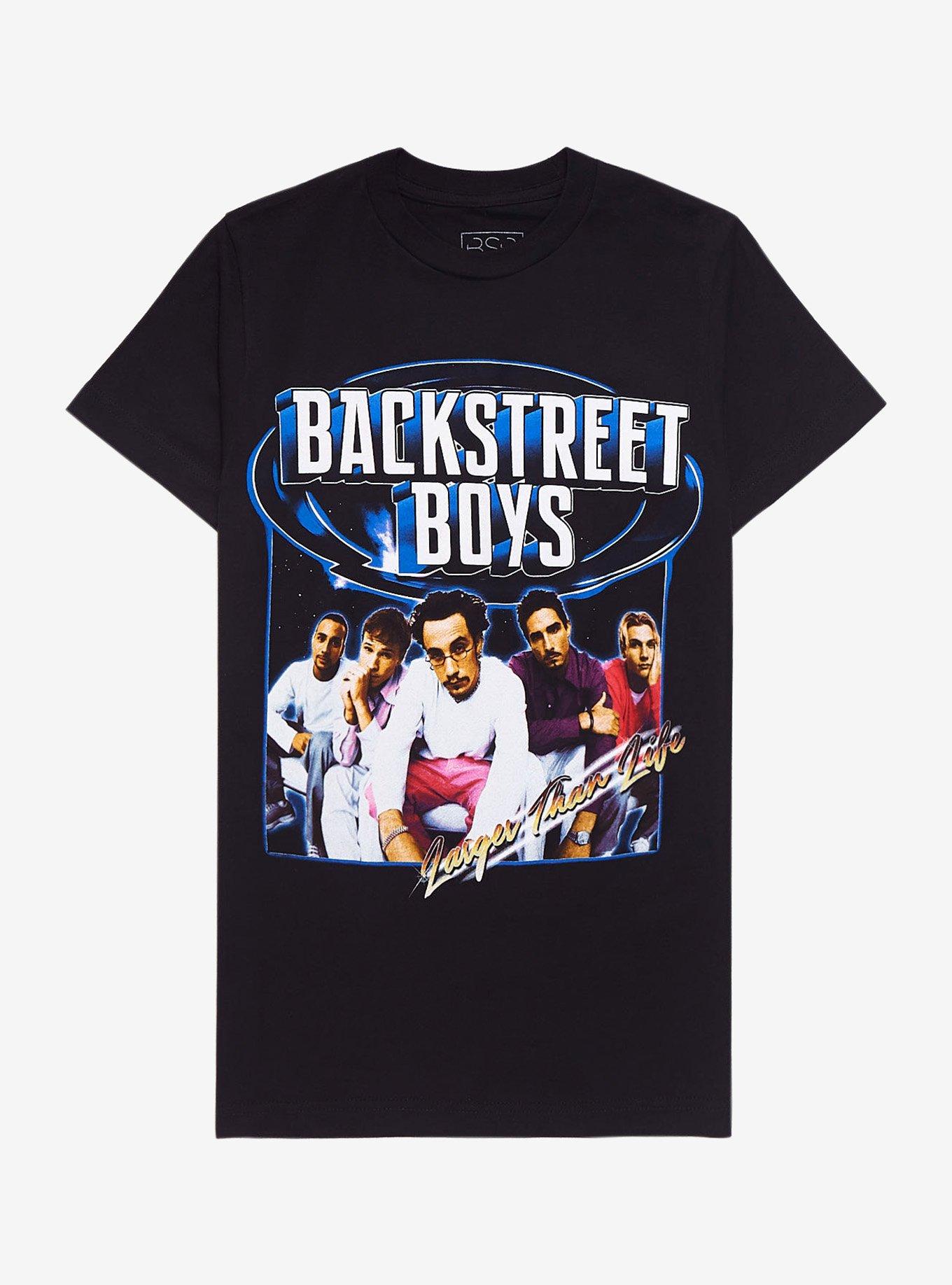 Backstreet Boys Larger Than Life Photo Girls T-Shirt, BLACK, hi-res