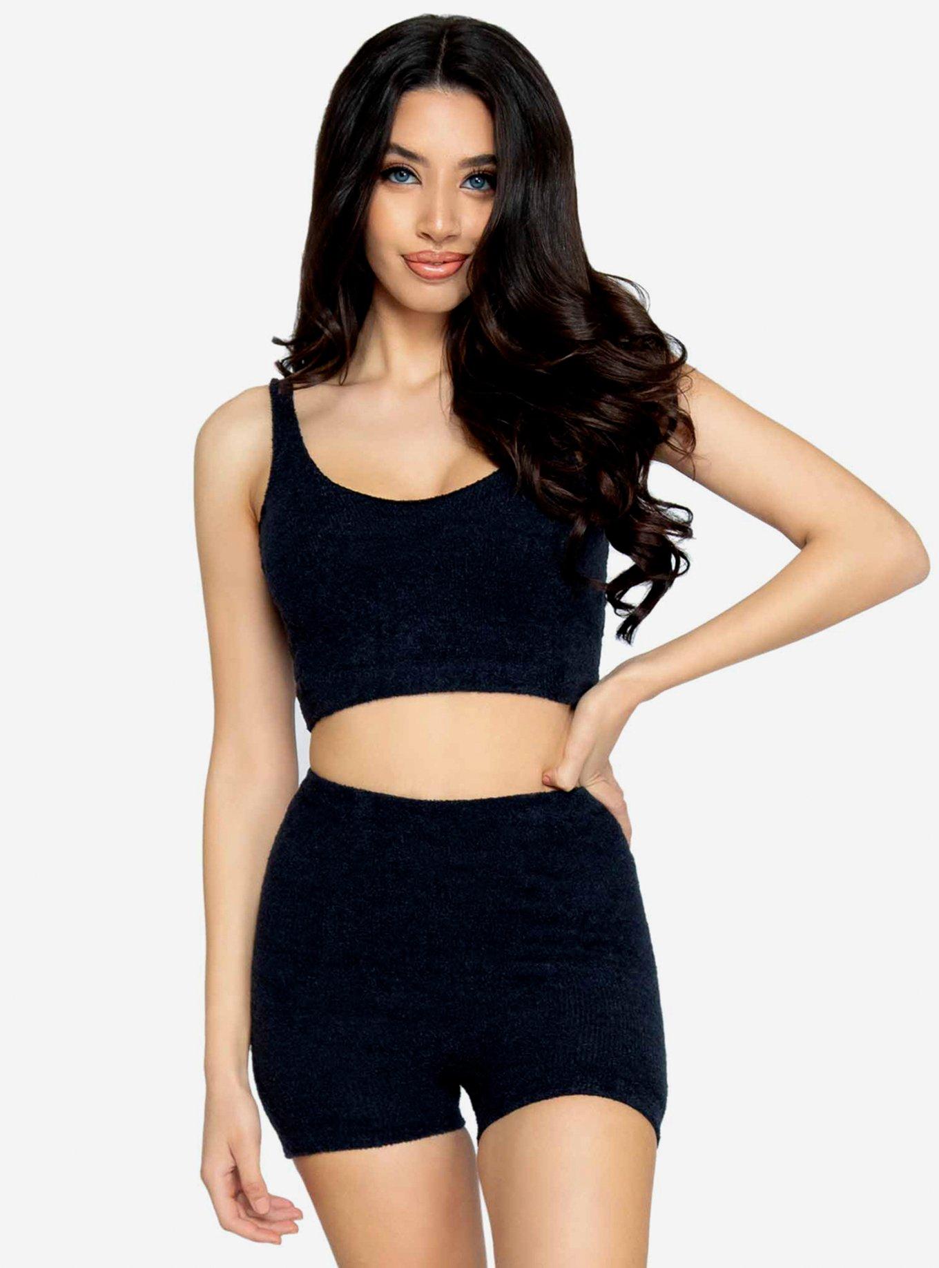 3 Pc Ultra-Soft Cozy Knit Set Black, , hi-res
