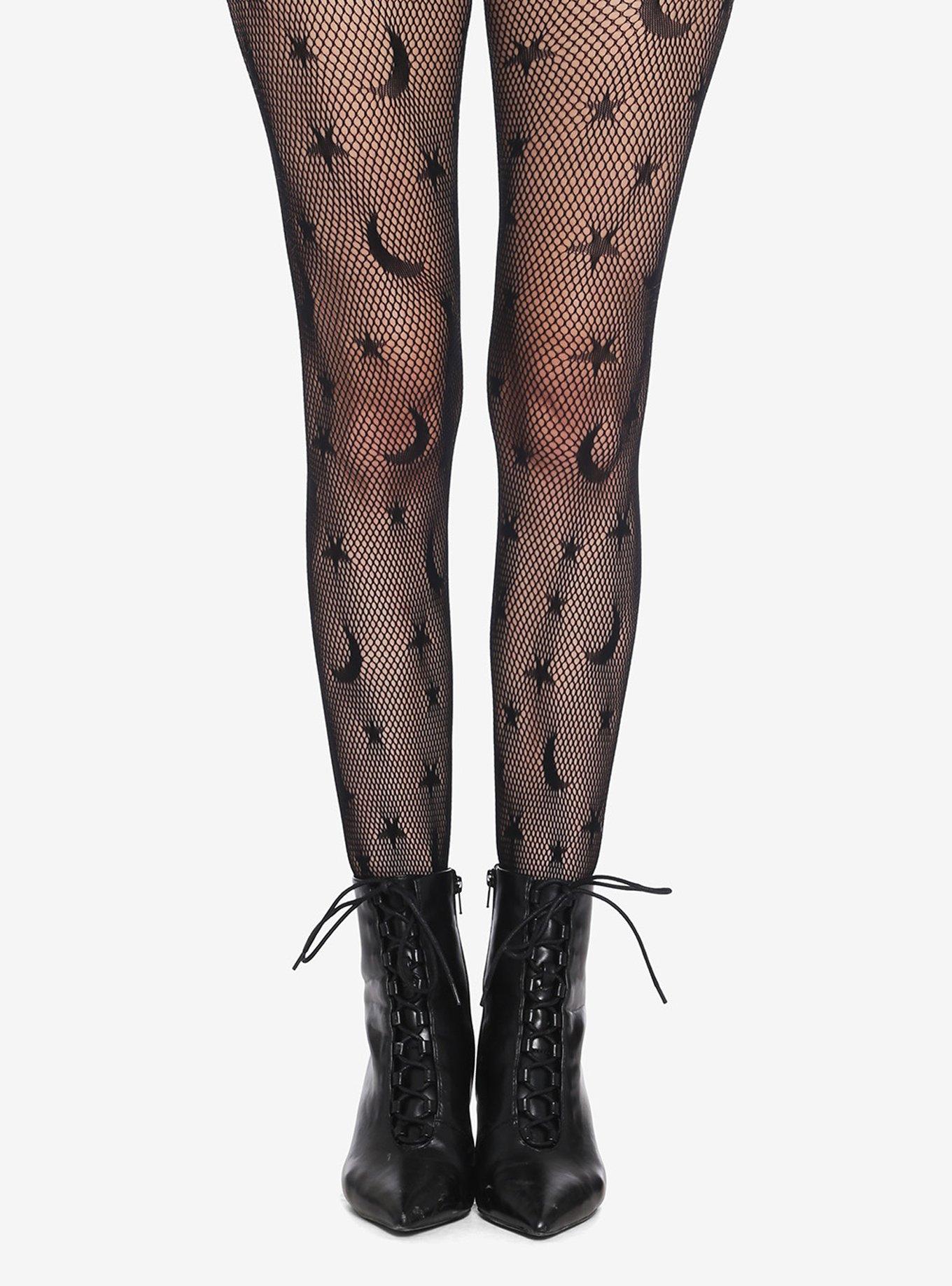 Moon Fishnet Tights