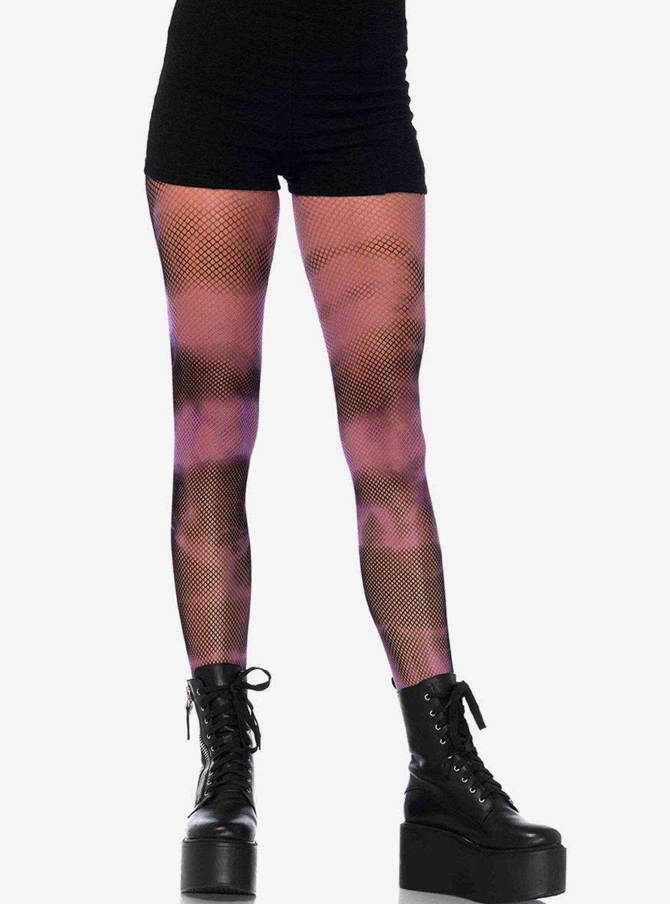 Fishnet Tie Dye Tights, , hi-res