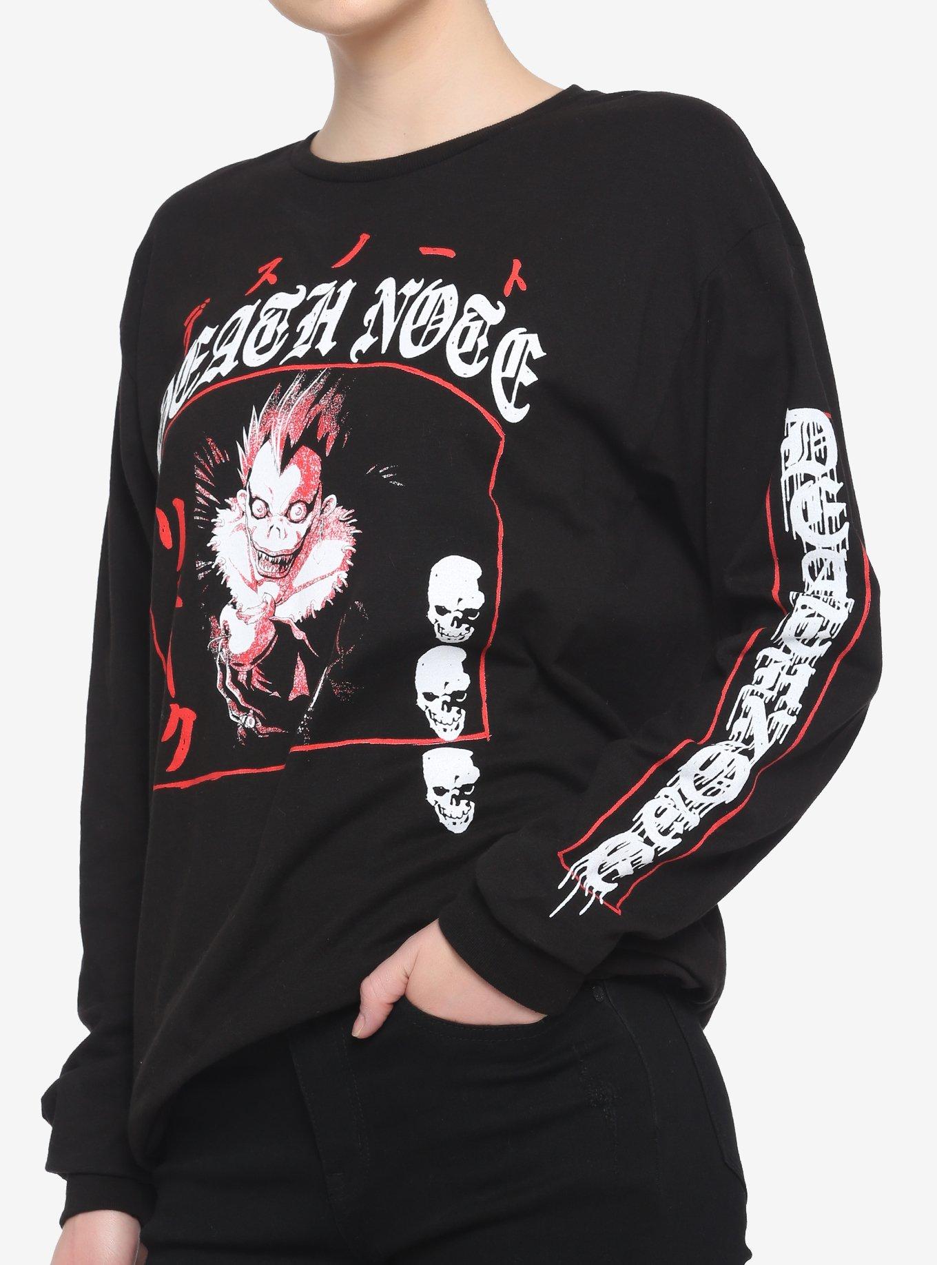 Death Note Ryuk Skull Girls Long-Sleeve T-Shirt, MULTI, hi-res