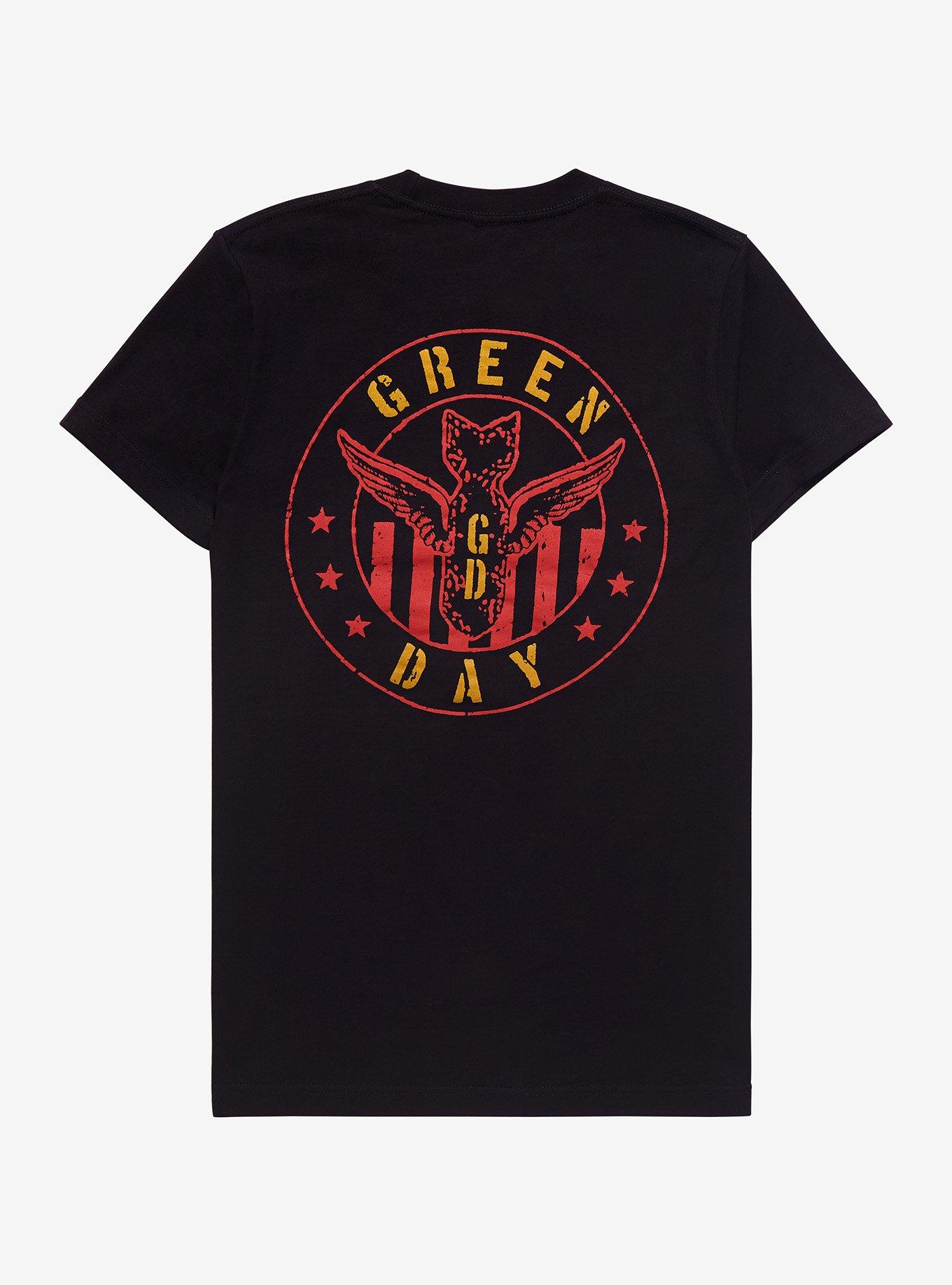 Green Day Wings T-Shirt, BLACK, hi-res