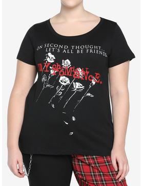 My Chemical Romance Be Friends Roses Girls T-Shirt Plus Size, , hi-res