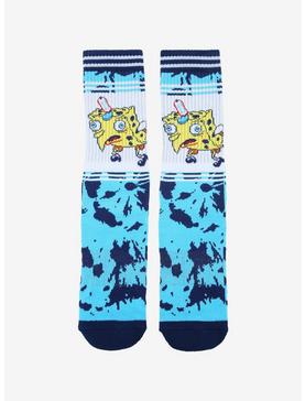 SpongeBob SquarePants Chicken Meme Tie-Dye Crew Socks, , hi-res