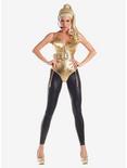 80's Pop Diva Costume, GOLD, hi-res
