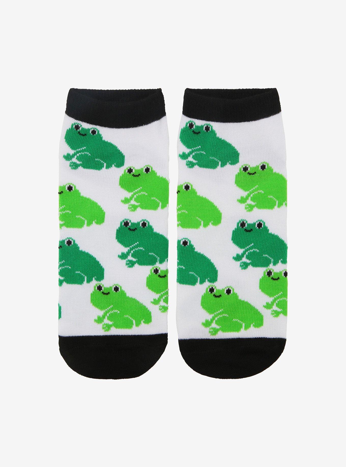 Frog Butt No-Show Socks, , hi-res
