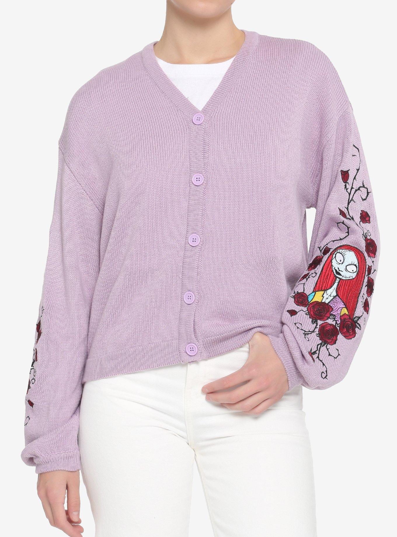 Her Universe The Nightmare Before Christmas Jack & Sally Skimmer Girls Cardigan, MULTI, hi-res