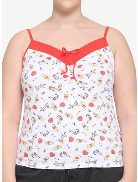 Her Universe Disney Winnie The Pooh Hearts Girls Strappy Tank Top Plus Size, , hi-res