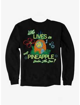 SpongeBob SquarePants Who Lives In A Pineapple Sweatshirt, , hi-res