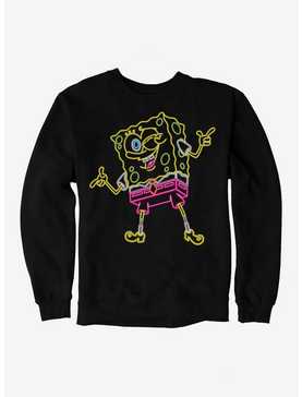 SpongeBob SquarePants Neon Finger Guns Sweatshirt, , hi-res