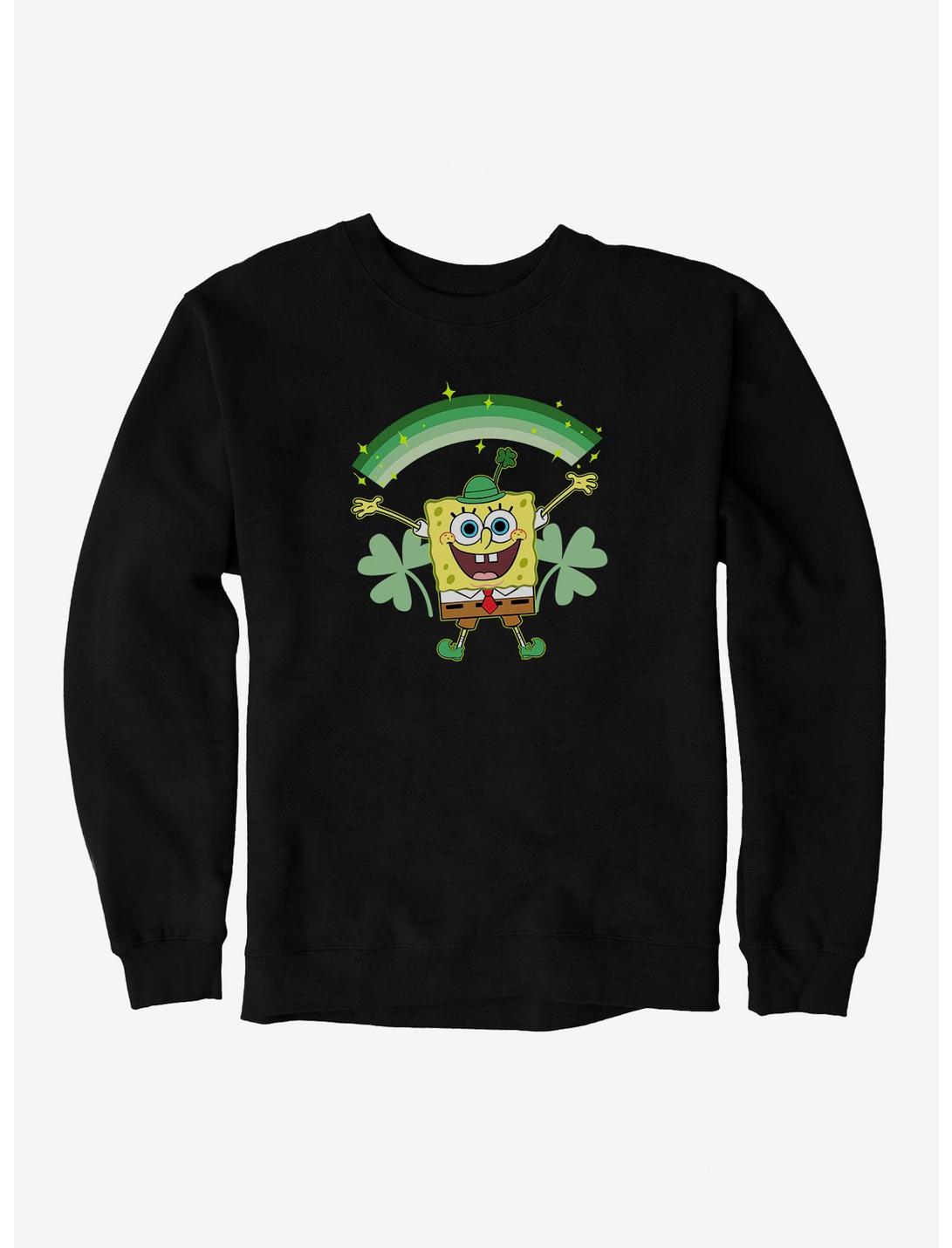 SpongeBob SquarePants Green Rainbow Sweatshirt, , hi-res