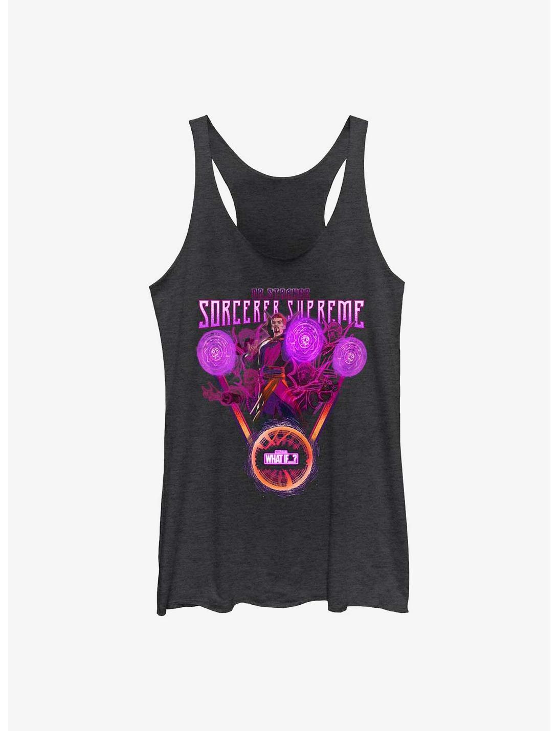 Marvel What If...? Doctor Supreme To You Girls Tank, BLK HTR, hi-res