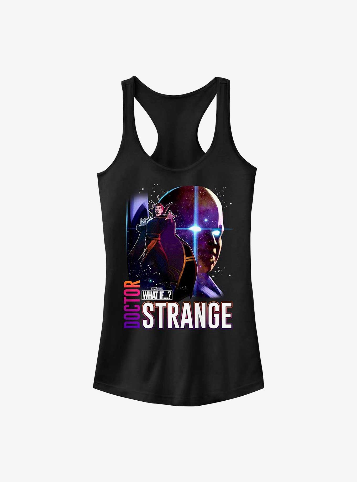 Marvel What If...? Watcher Dr Strange Girls Tank, BLACK, hi-res