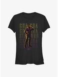 Marvel What If?... Cha-Cha T'Challa Was Star-Lord Girls T-Shirt, BLACK, hi-res