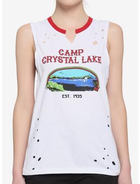 Friday The 13th Destructed Girls Muscle Top, , hi-res