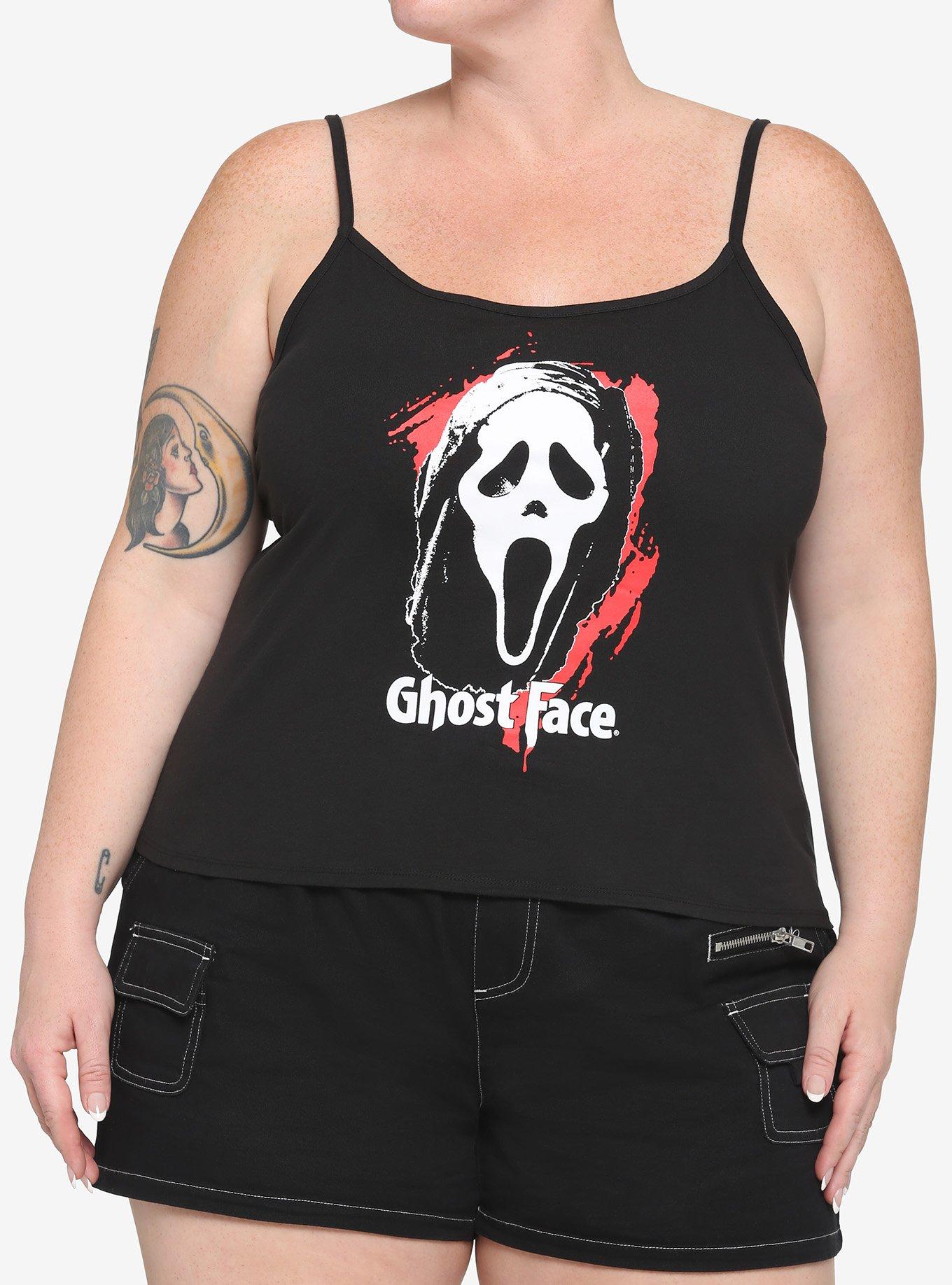 Scream Ghost Face Girls Cami Plus Size, MULTI, hi-res