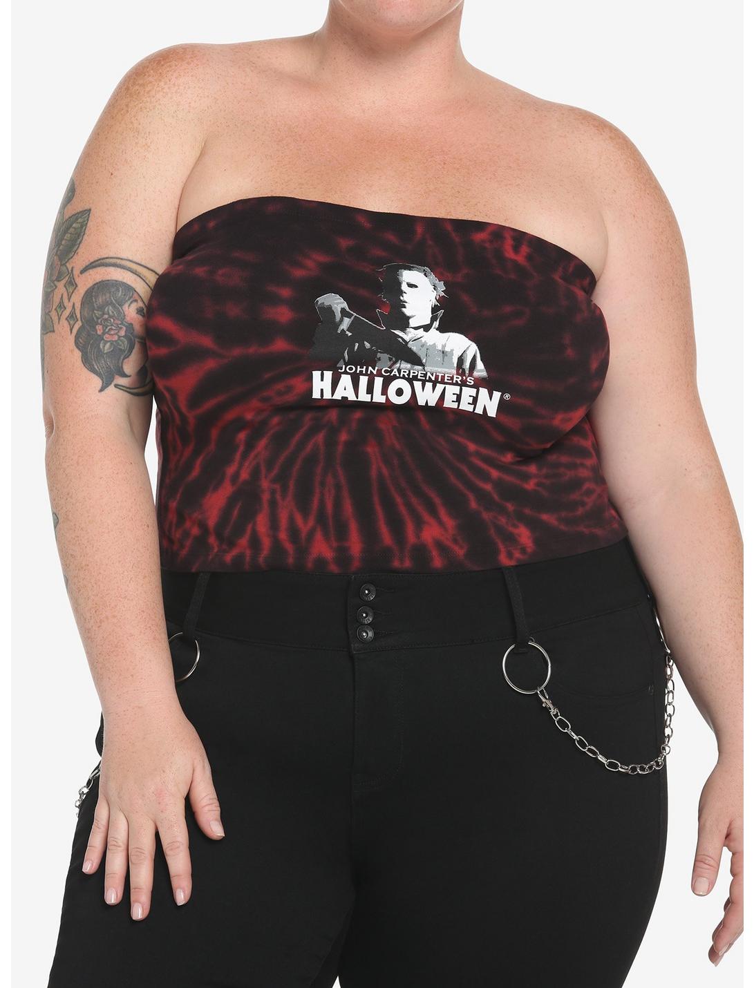 Halloween Red Washed Girls Tube Top Plus Size, MULTI, hi-res