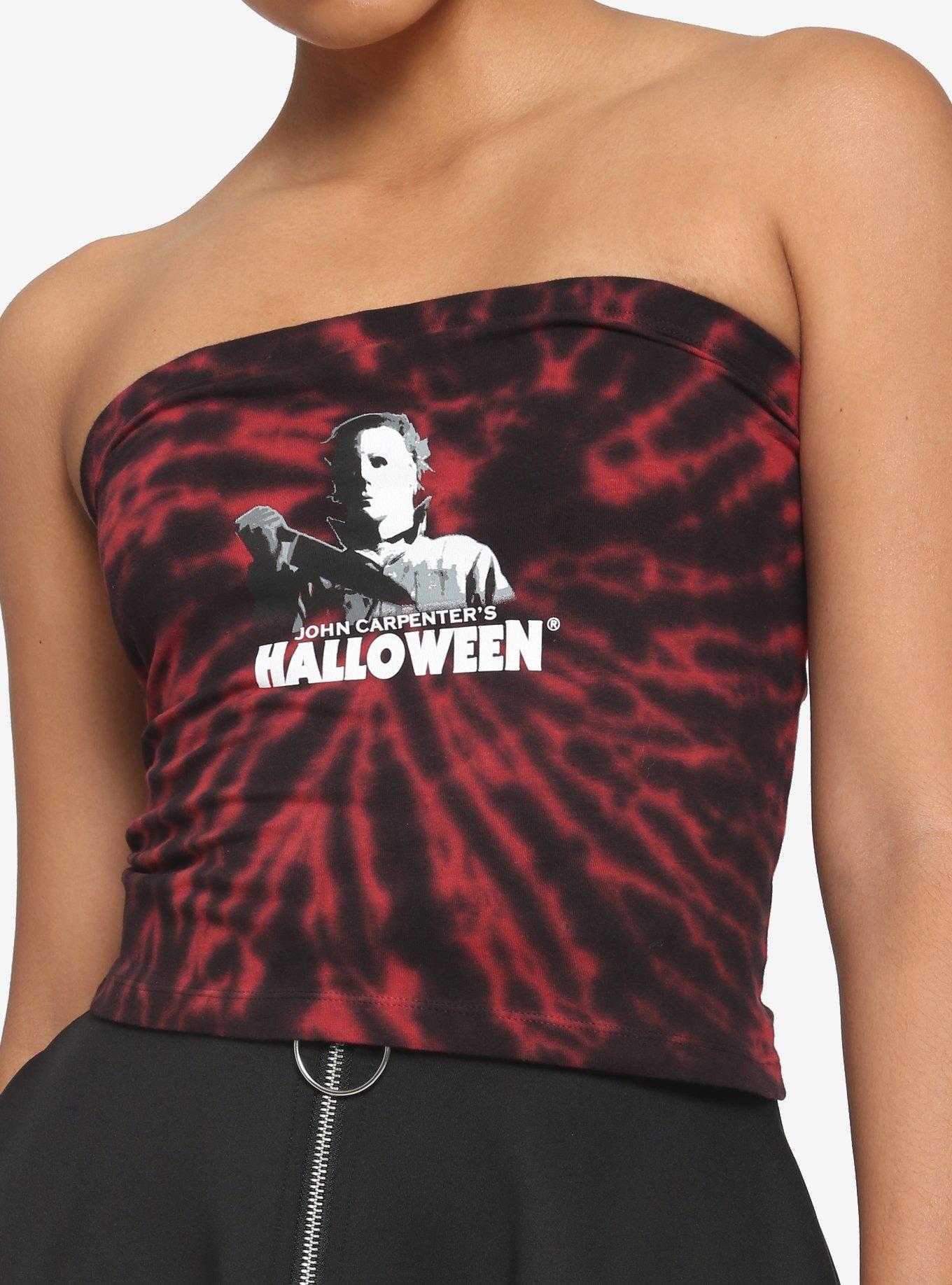 Halloween Red Washed Girls Tube Top, MULTI, hi-res