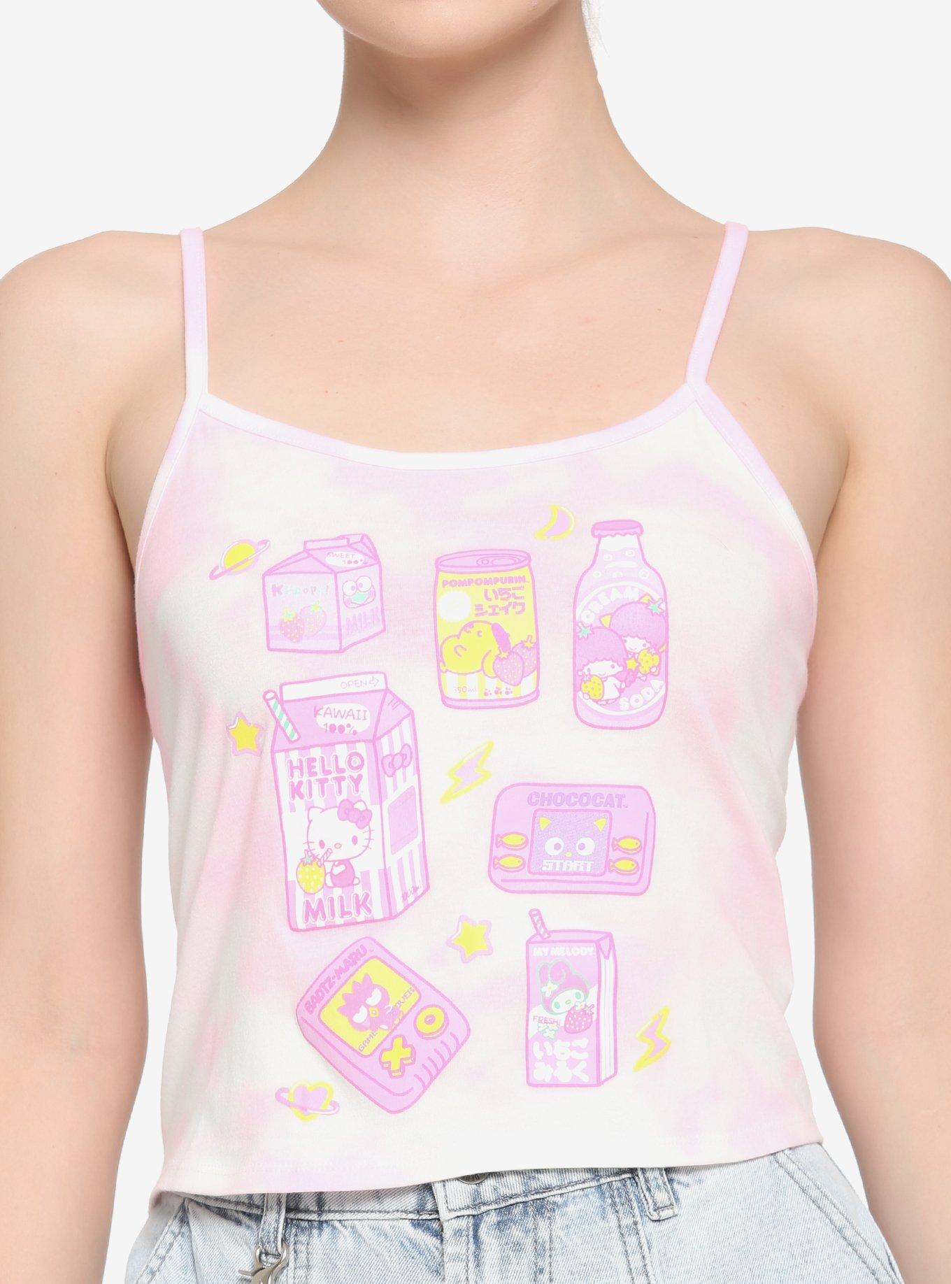 Hello Kitty Snacks Girls Crop Cami, MULTI, hi-res
