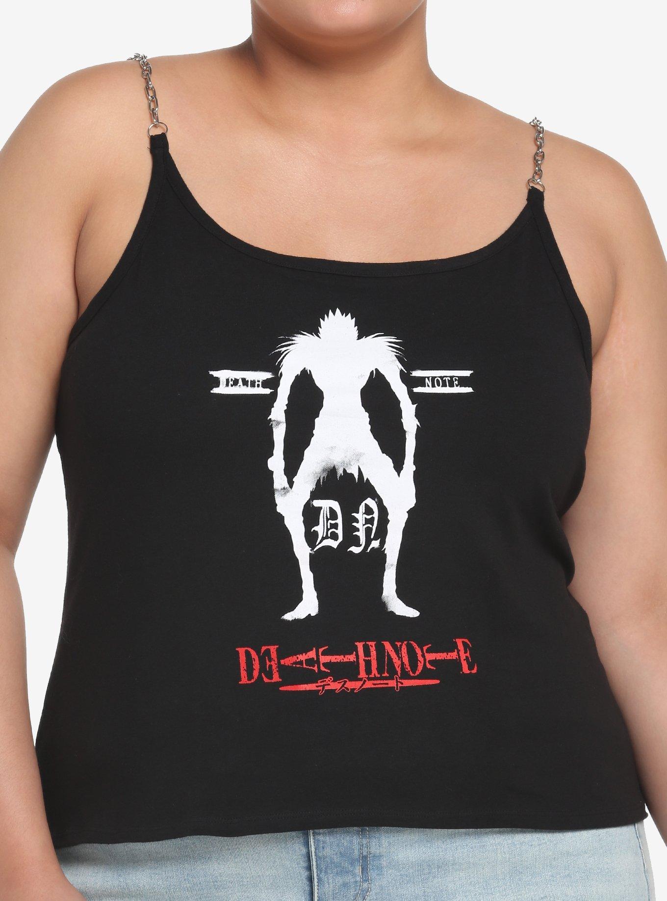 Death Note Chain Strap Girls Cami Plus Size