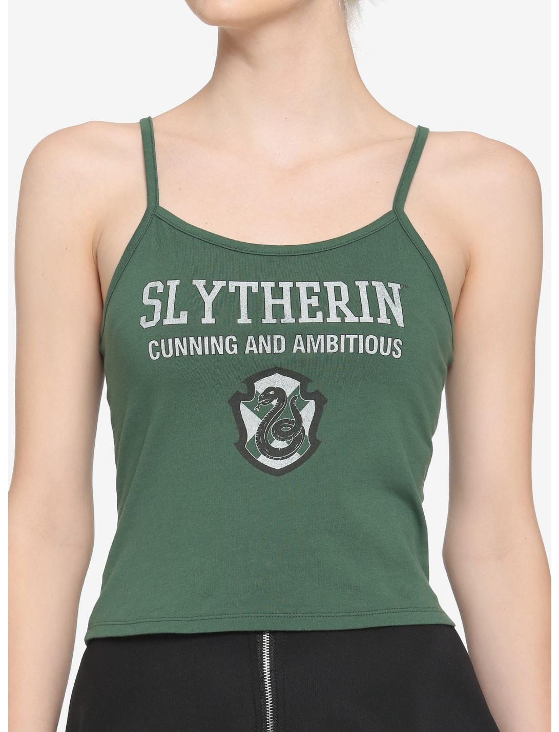 Harry Potter Slytherin Girls Strappy Crop Tank Top, MULTI, hi-res