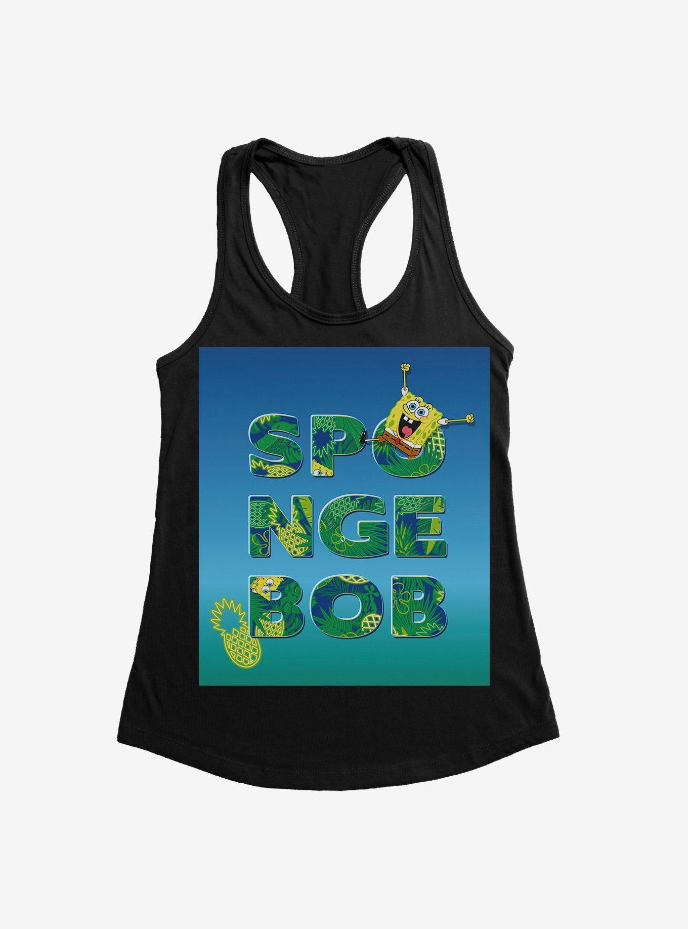 SpongeBob SquarePants Neon Pineapples Womens Tank Top, , hi-res