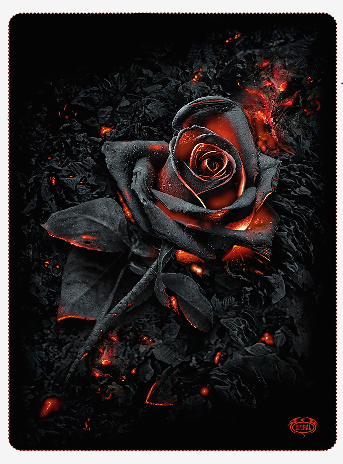 Burnt Rose Fleece Blanket | Hot Topic