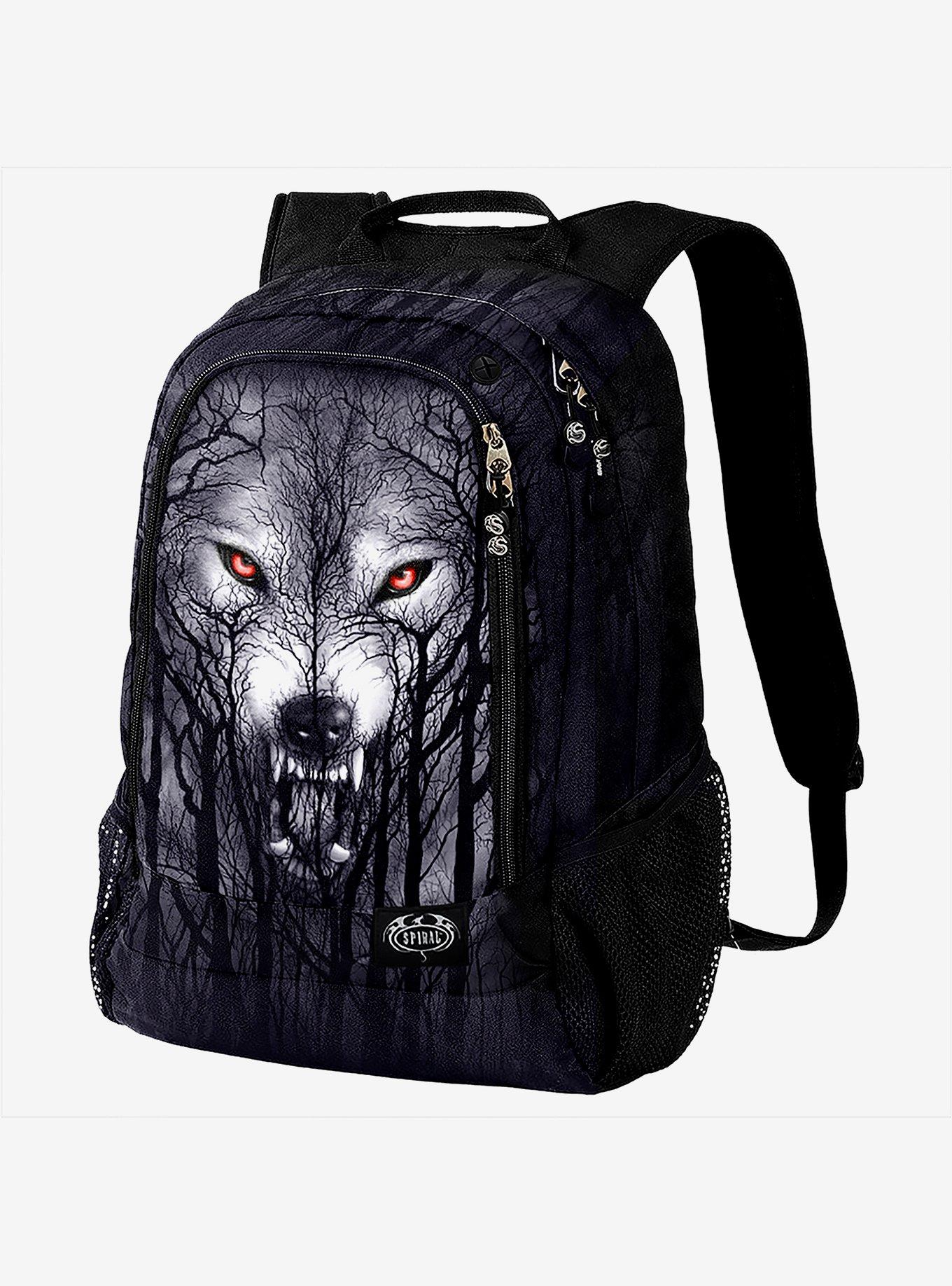 Wolf face outlet backpack