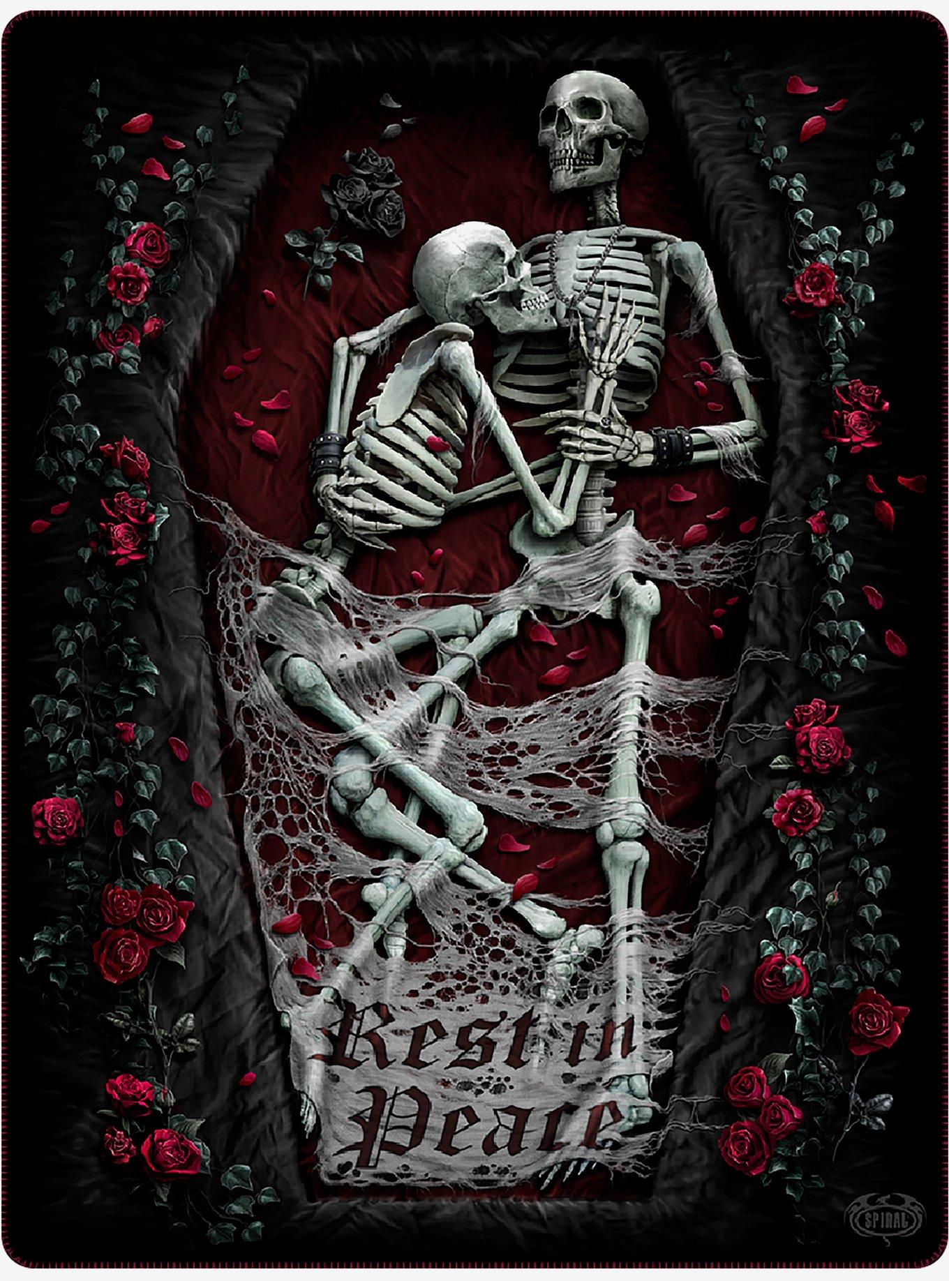Rest In Peace Fleece Blanket, , hi-res