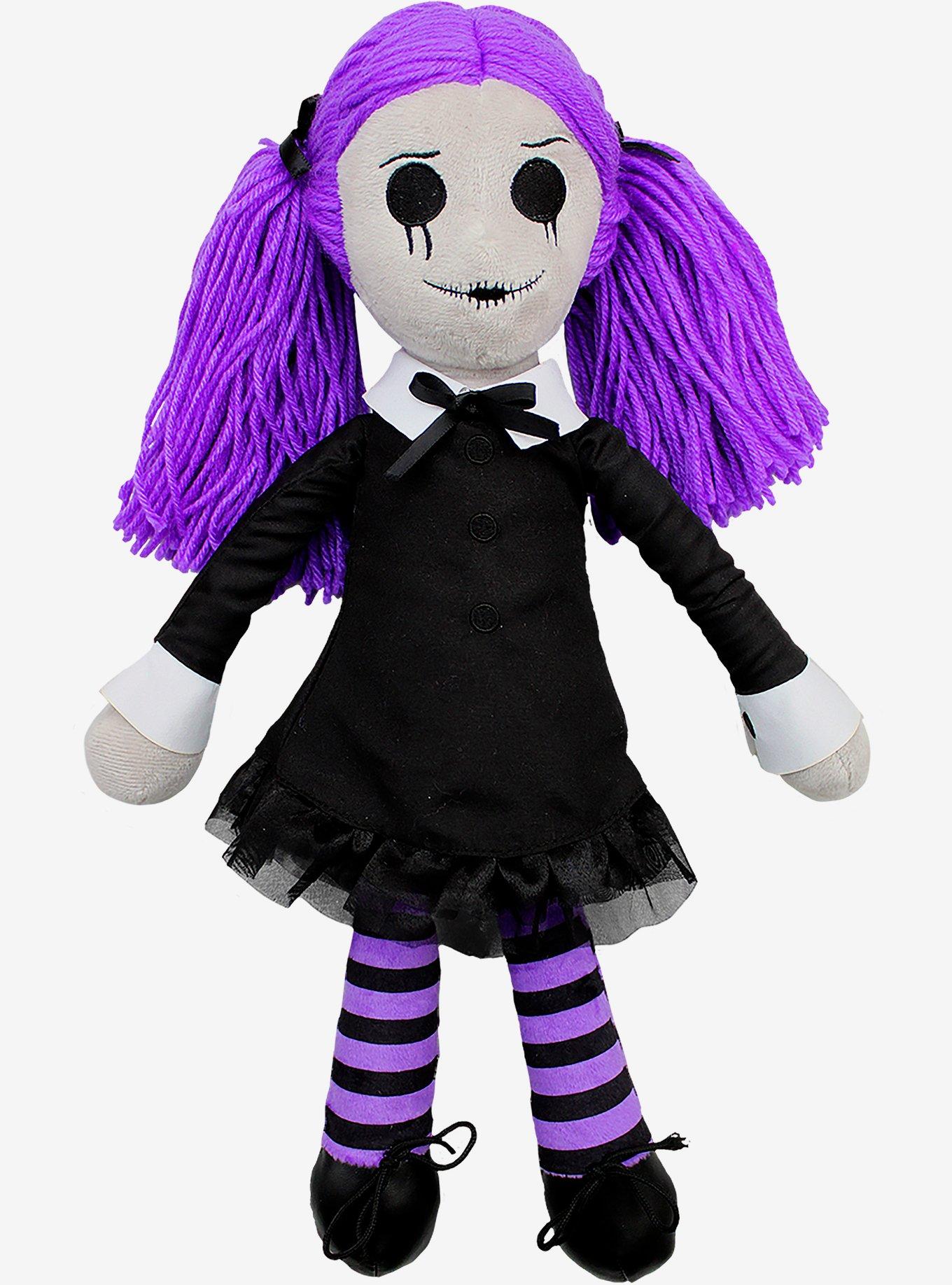 New Cute Southed Parked Goth Plush Doll Gothic Style Halloween