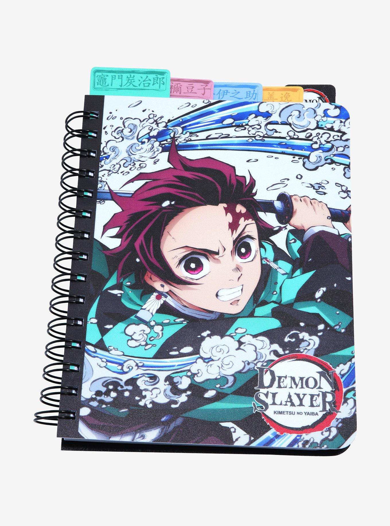 Demon Slayer: Kimetsu no Yaiba Tanjiro Kamado Water Breathing Tab Journal, , hi-res