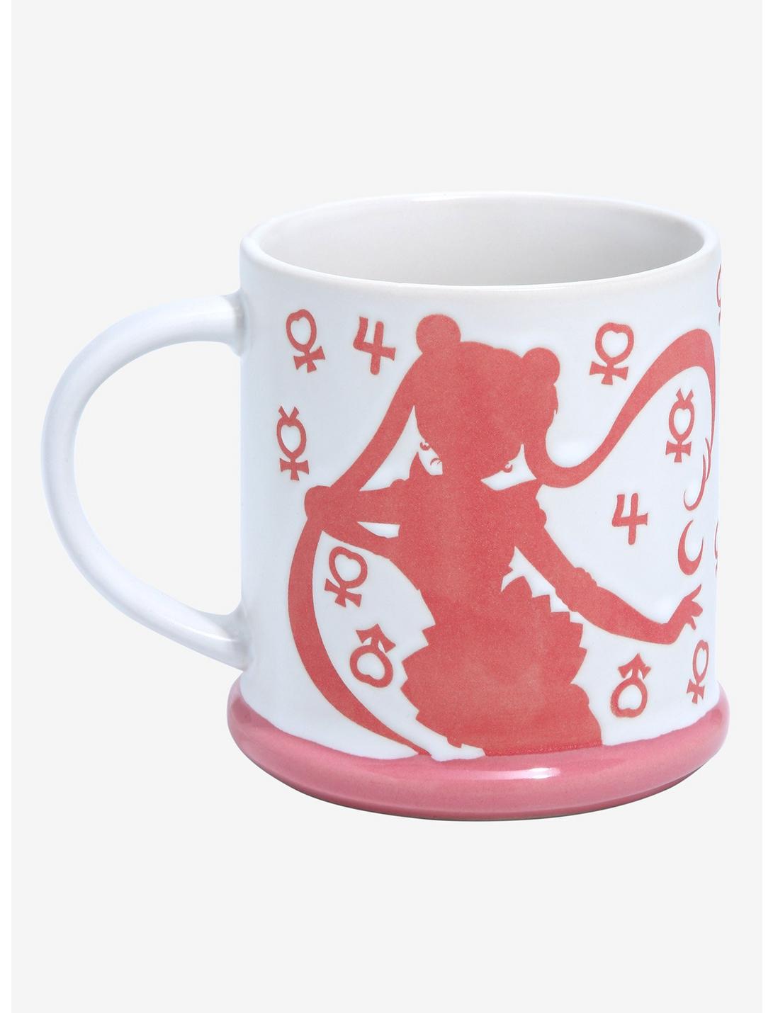 Sailor Moon Sailor Guardian Icons & Silhouette Mug, , hi-res