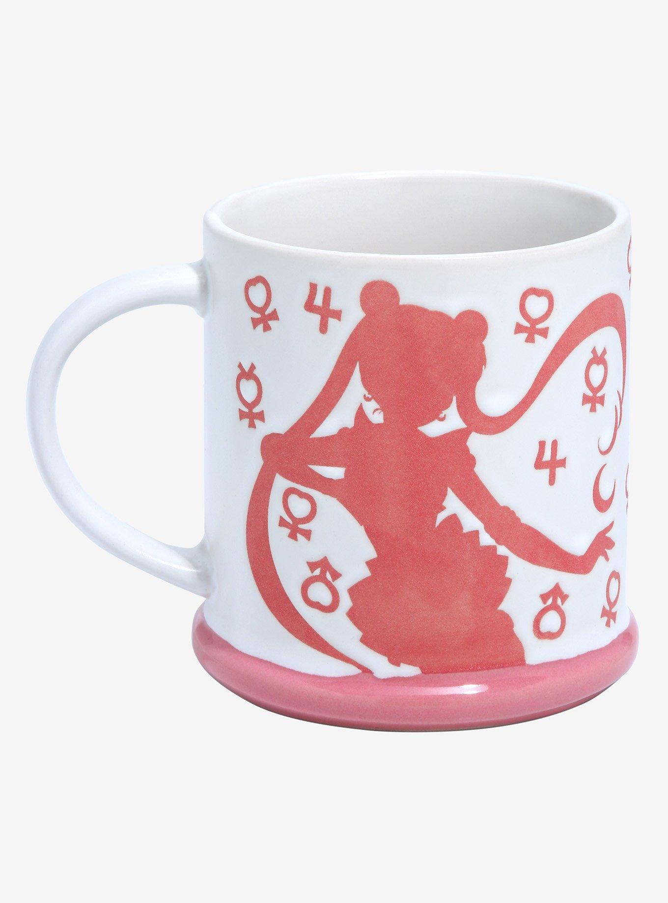 Sailor Moon Sailor Guardian Icons & Silhouette Mug, , hi-res