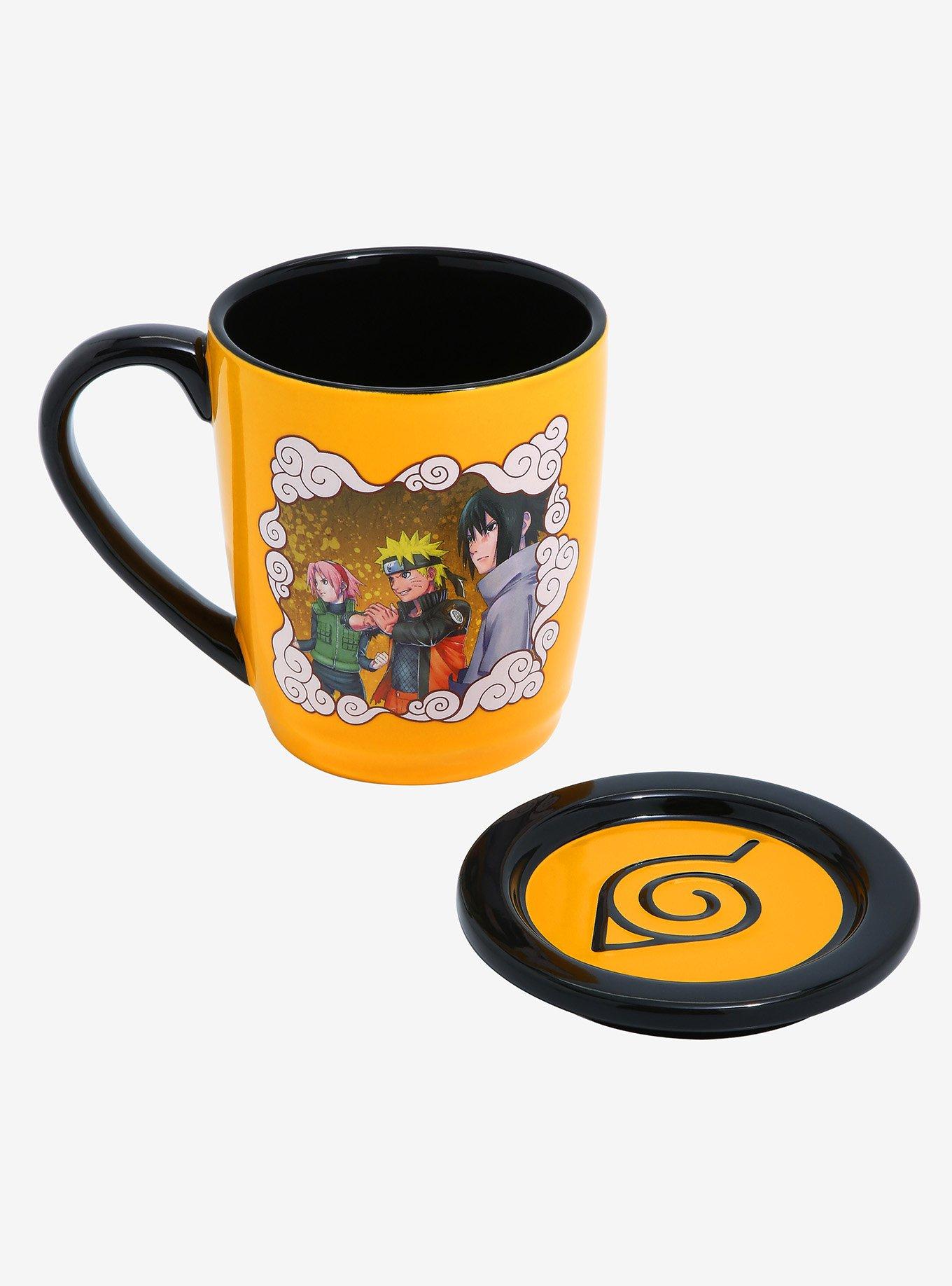 Naruto Shippuden Team 7 Group Portrait Mug with Lid, , hi-res