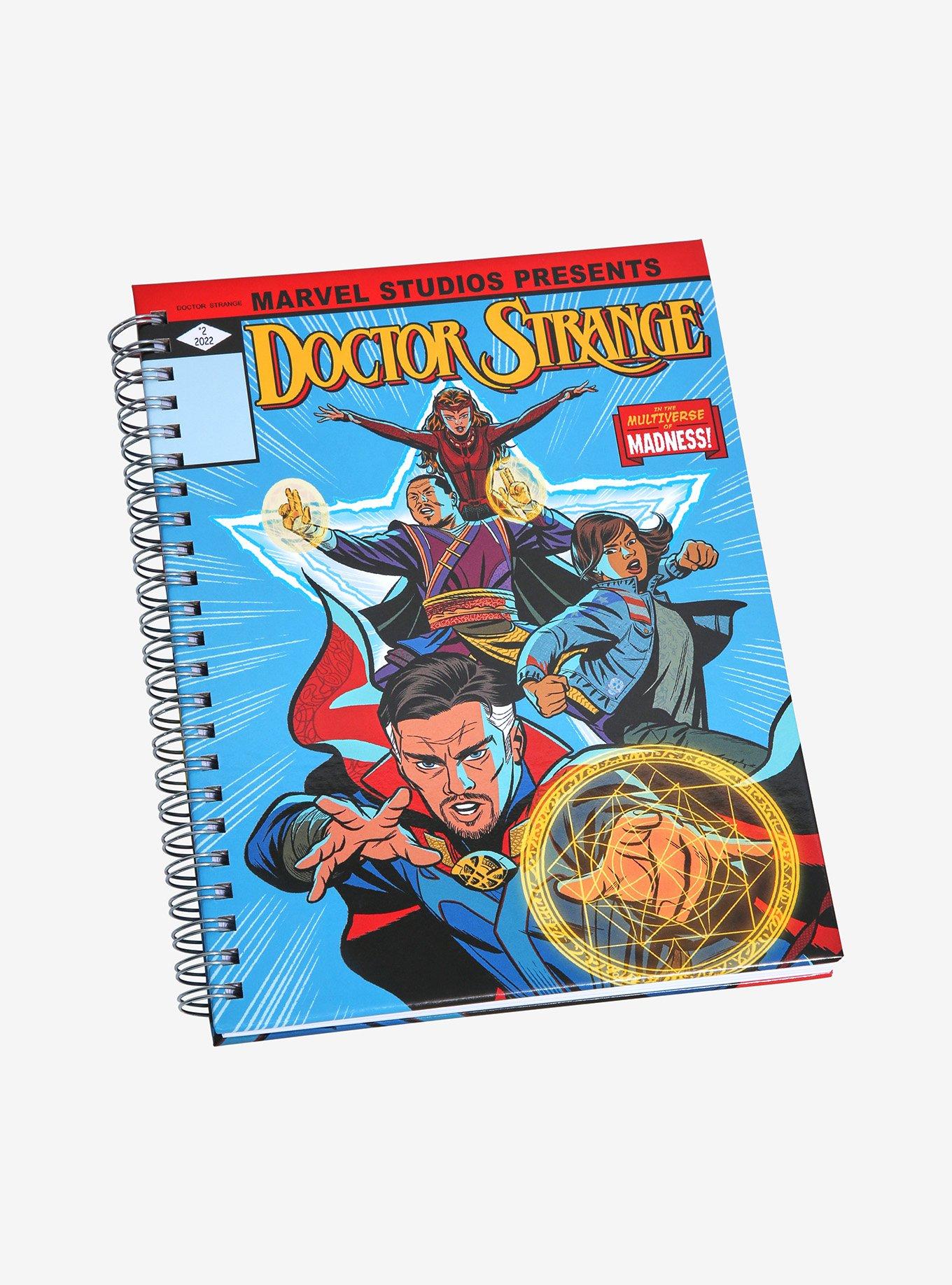 Marvel Doctor Strange in the Multiverse of Madness Comic Book Cover Notebook - BoxLunch Exclusive, , hi-res