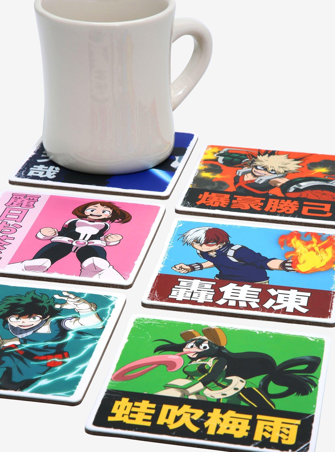 My Hero Academia Character Posters Coaster Set | BoxLunch