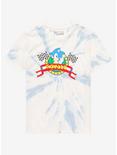 Sonic the Hedgehog Racing Emblem Youth Tie-Dye T-Shirt - BoxLunch Exclusive, TIE DYE - BLYE, hi-res