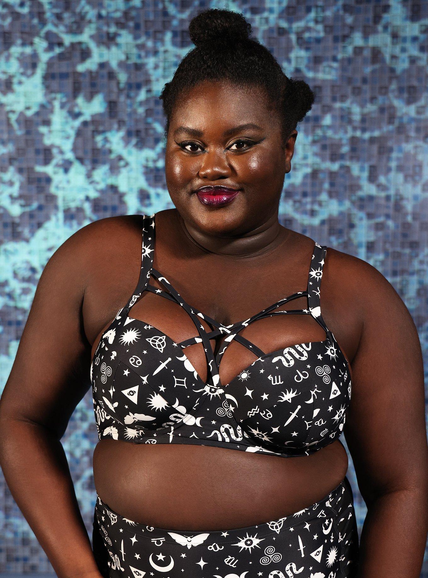 Celestial Icons Tringle Swim Top Plus Size