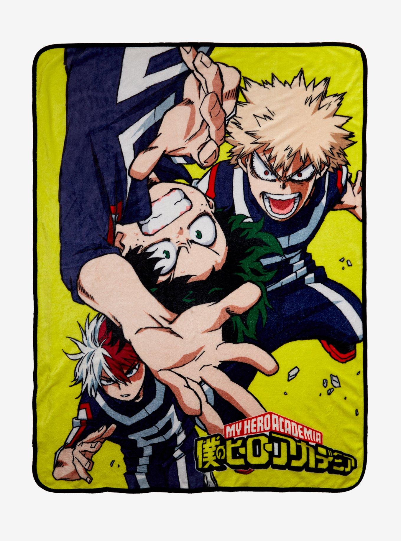 My hero academia blanket hot topic sale