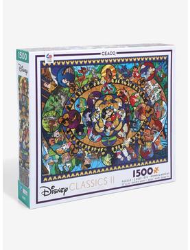 Disney Animated Classics Stained Glass 1500-Piece Puzzle, , hi-res