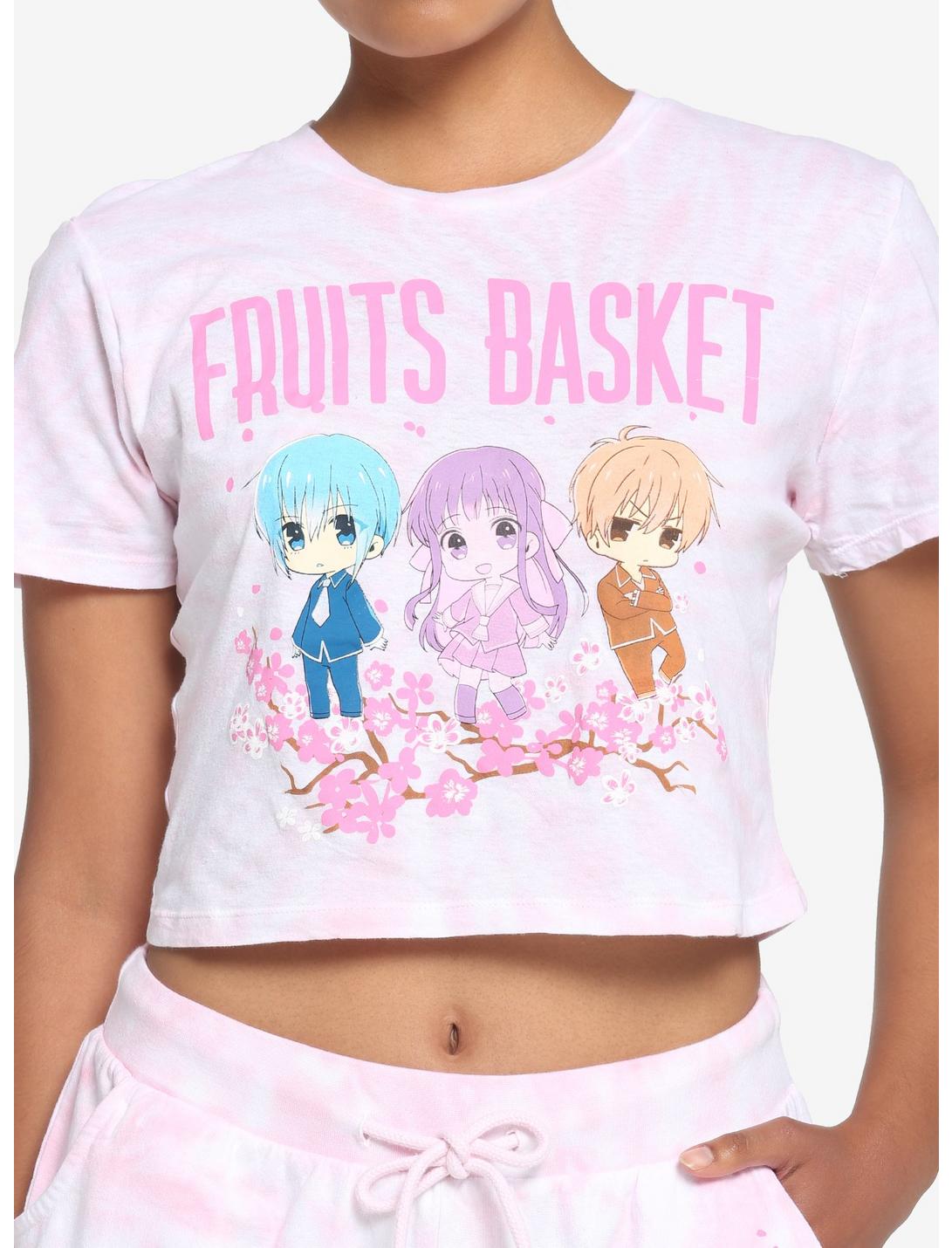 Fruits Basket Trio T-Shirt & Shorts Girls Lounge Set, MULTI, hi-res
