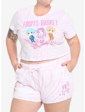 Fruits Basket Trio T-Shirt & Shorts Girls Lounge Set Plus Size, , hi-res