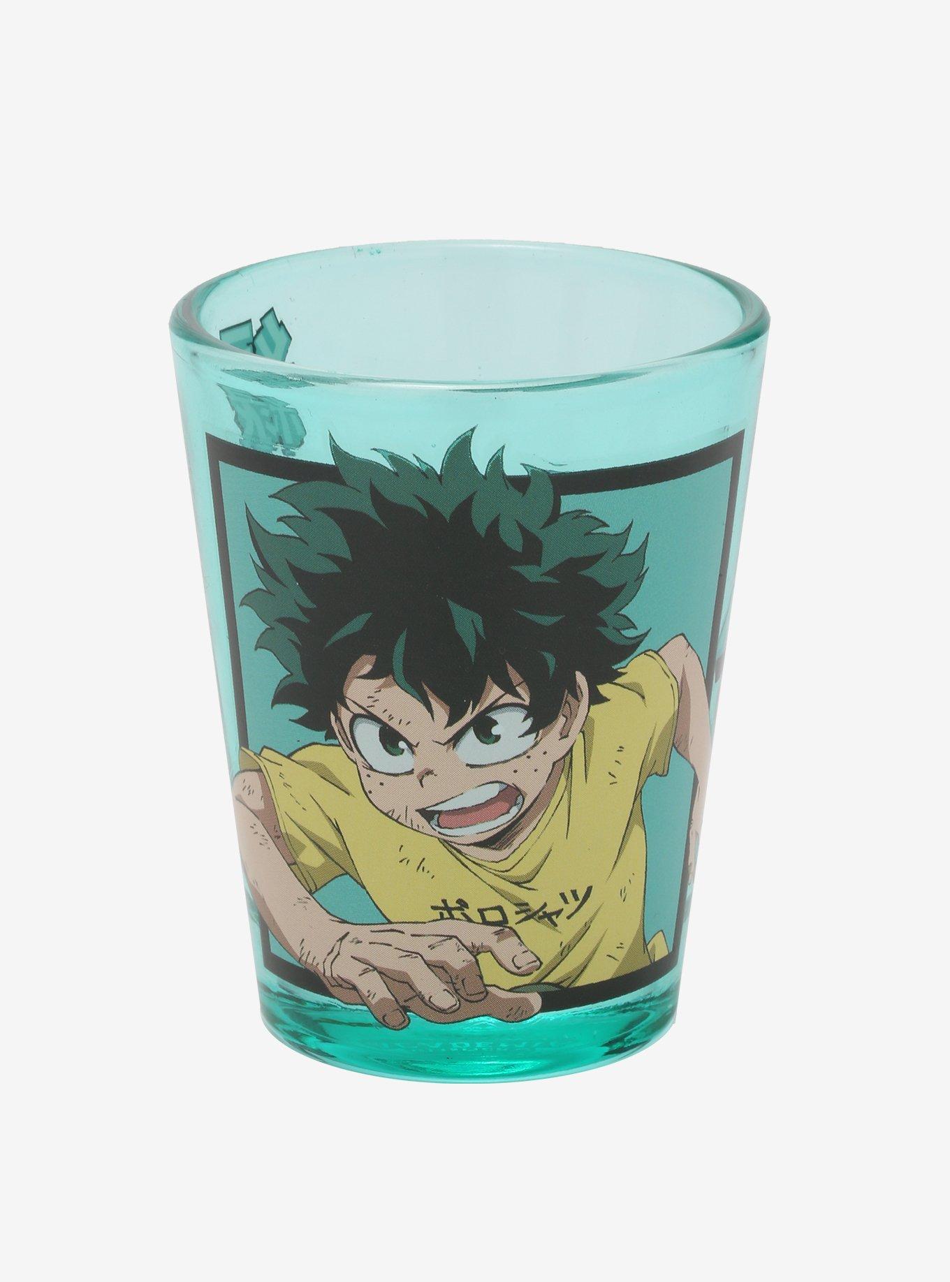 My Hero Academia Deku Fighting Mini Glass, , hi-res